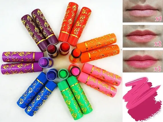12-Pcs Magical Twist on Lipstick for Girls
