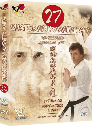 27 Shotokan Karate Kata DVD By Efthimios Karatmisos