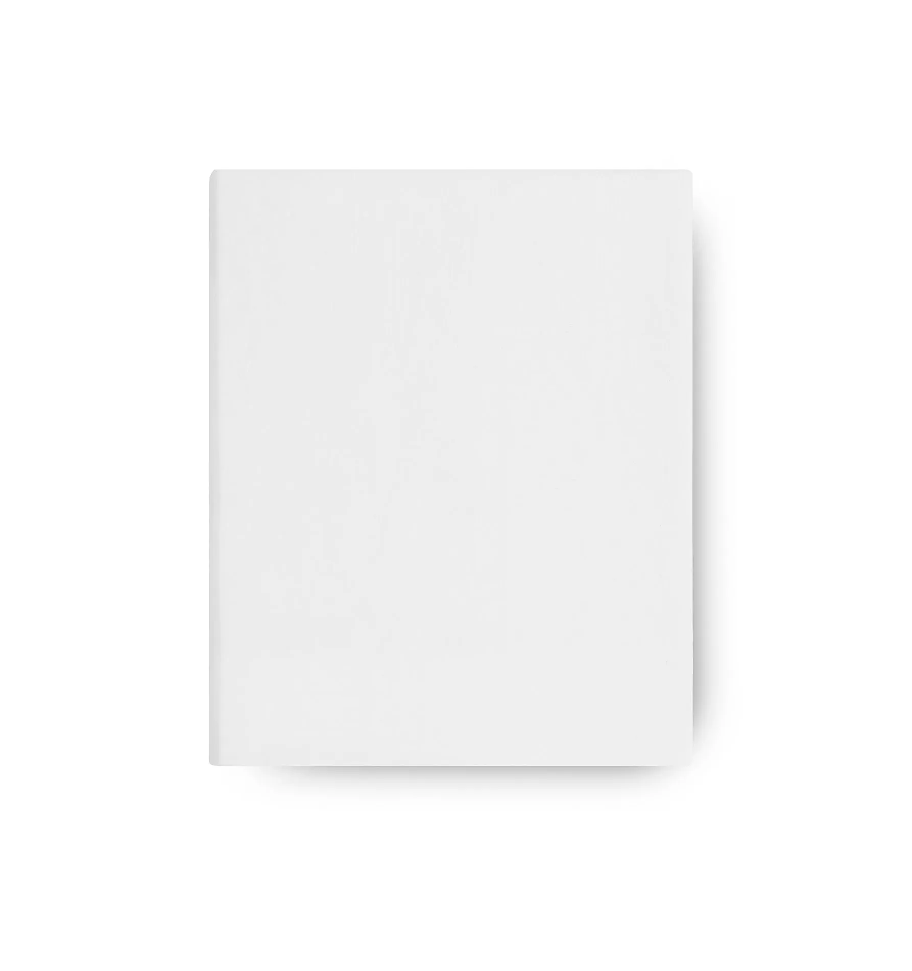 525TC White Percale Fitted Sheet | Amalia Home Victoria
