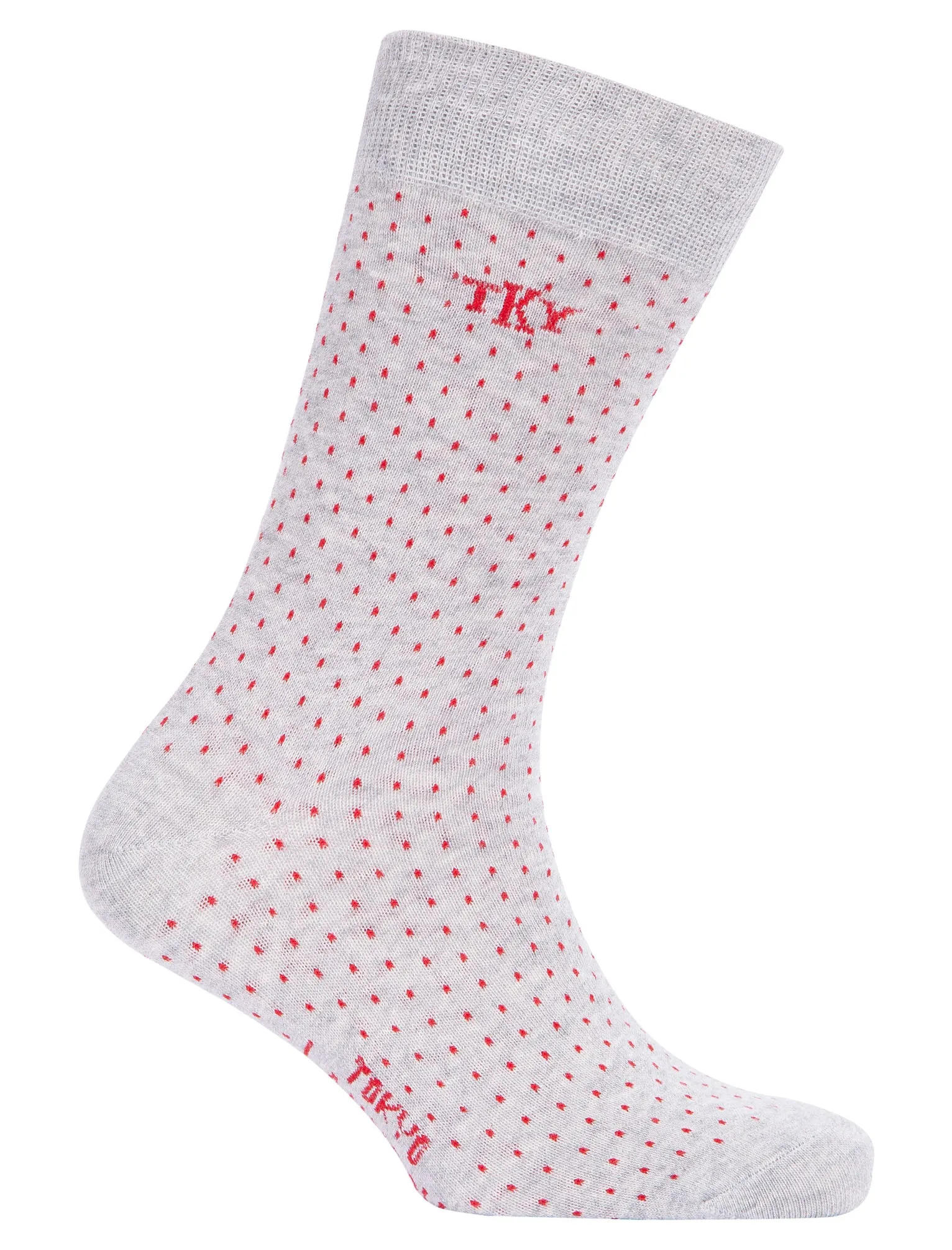 Airile (5 Pack) Cotton Rich Polka Dot Socks in Sage / Orange / Yellow / Red / Blue - Tokyo Laundry