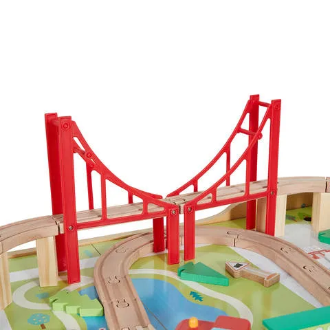 Anko Wooden Train Table with Storage / Ages 3  Years