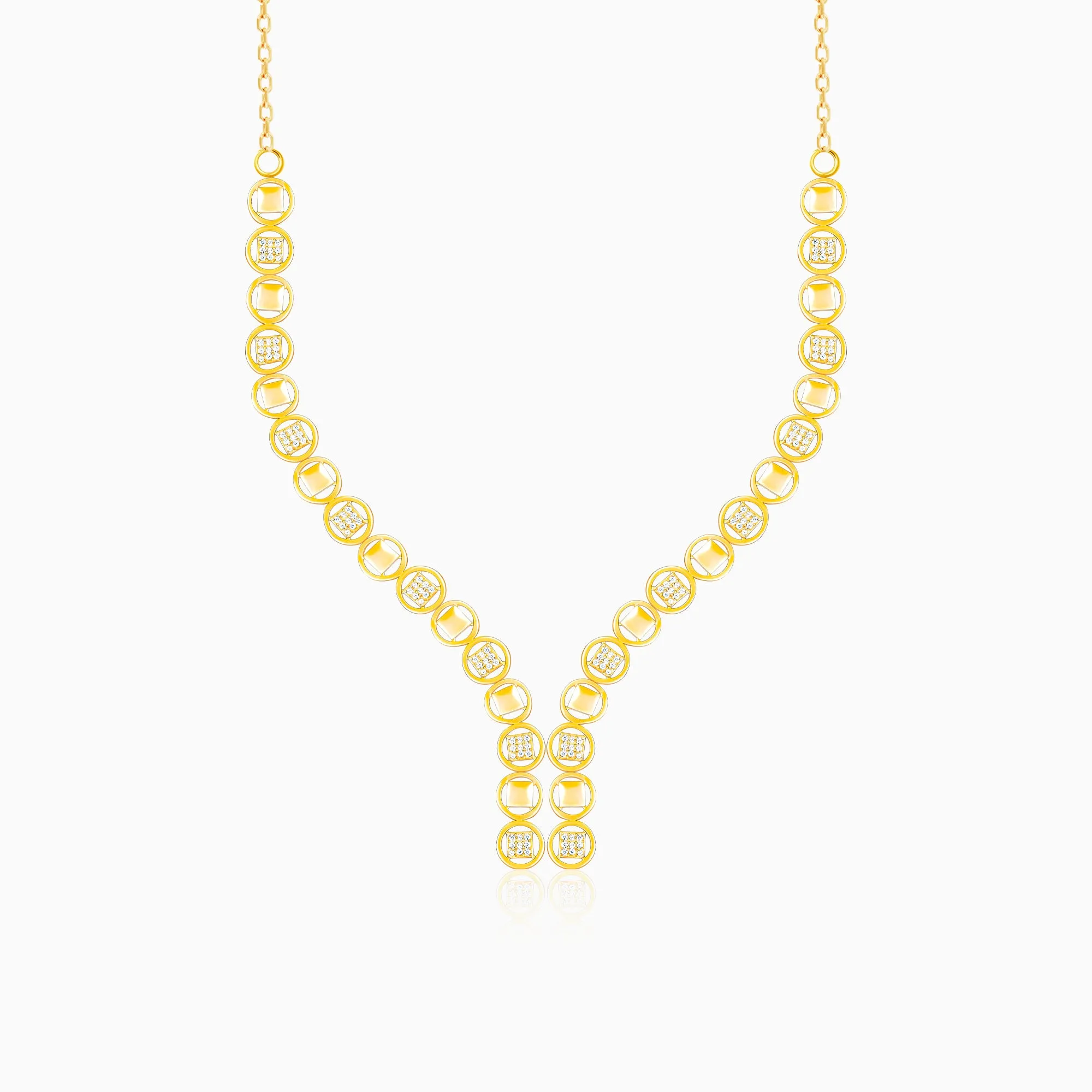 Anushka Sharma Golden Rhythm Of The Night Necklace