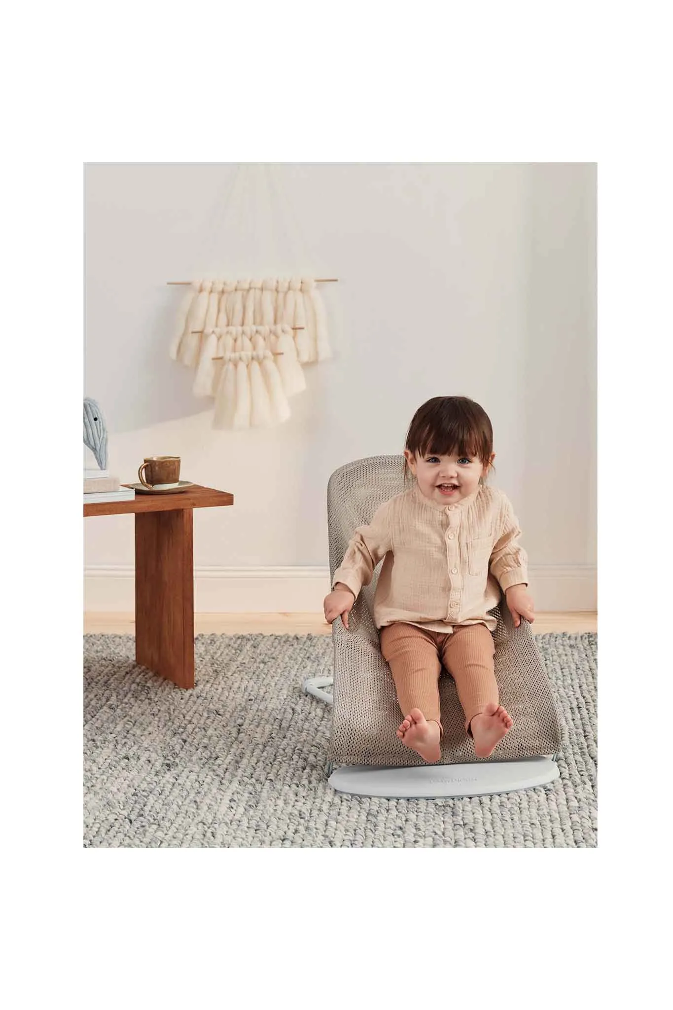 BabyBjörn Bouncer Balance Soft Mesh Grey Frame