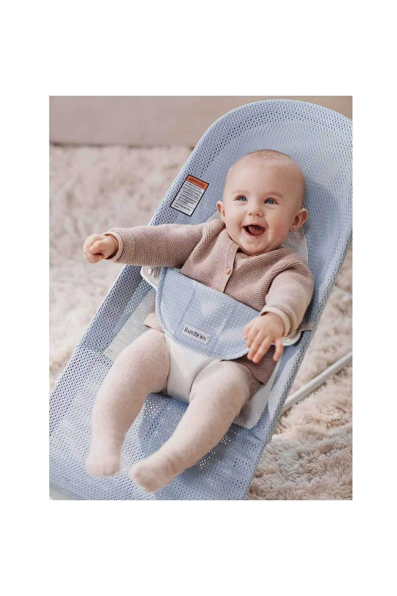 BabyBjörn Bouncer Balance Soft Mesh Grey Frame