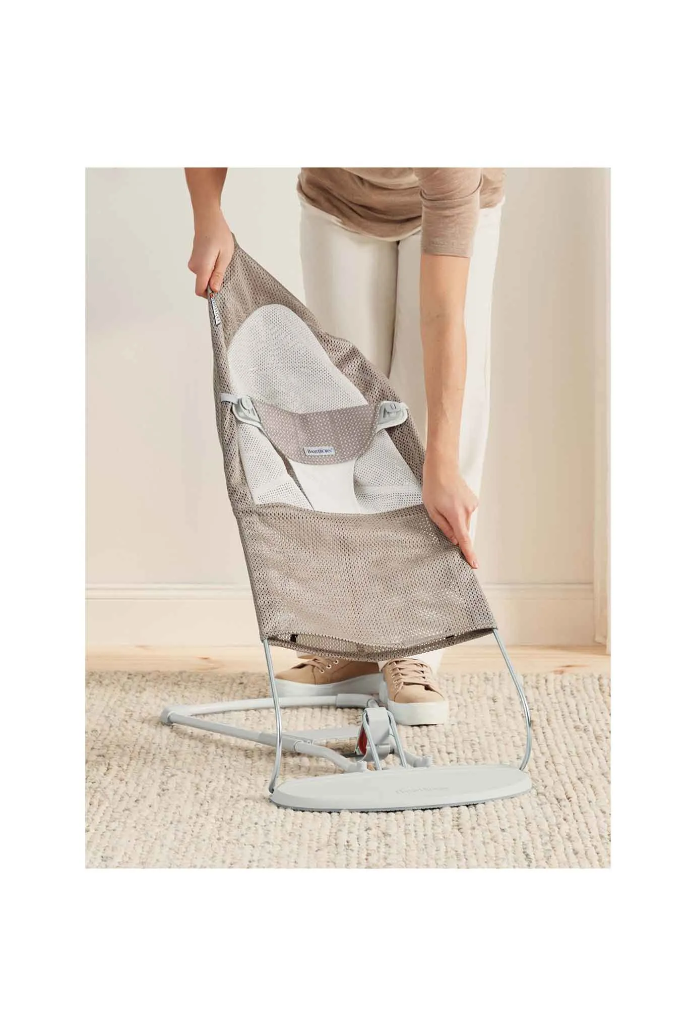 BabyBjörn Bouncer Balance Soft Mesh Grey Frame