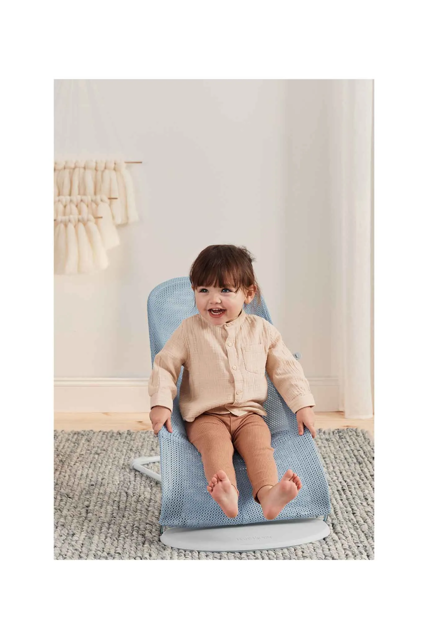 BabyBjörn Bouncer Balance Soft Mesh Grey Frame