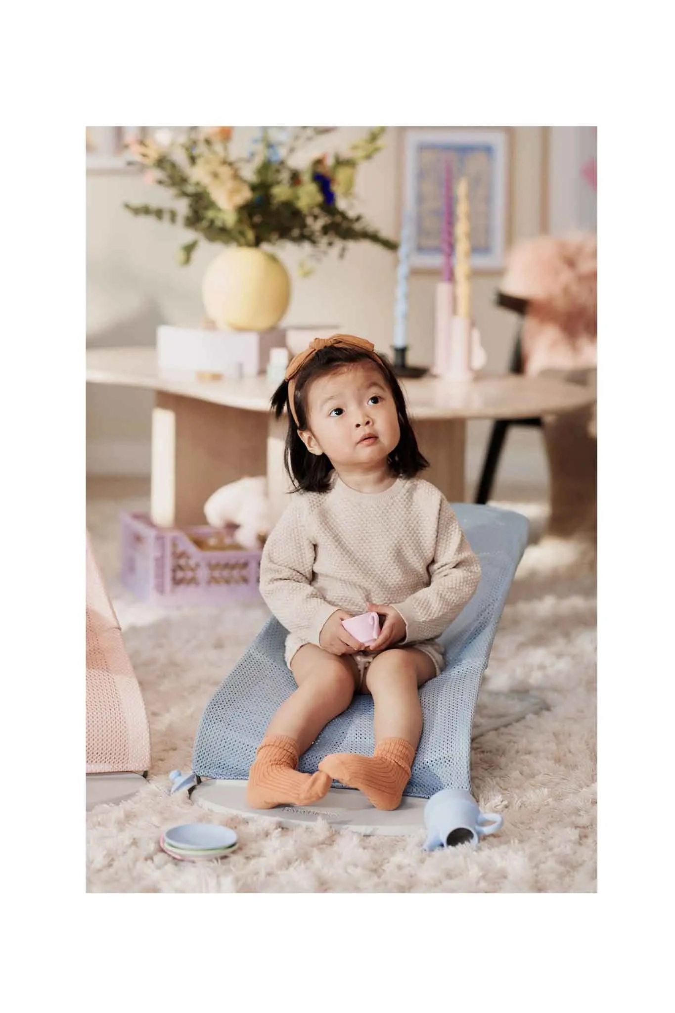 BabyBjörn Bouncer Balance Soft Mesh Grey Frame