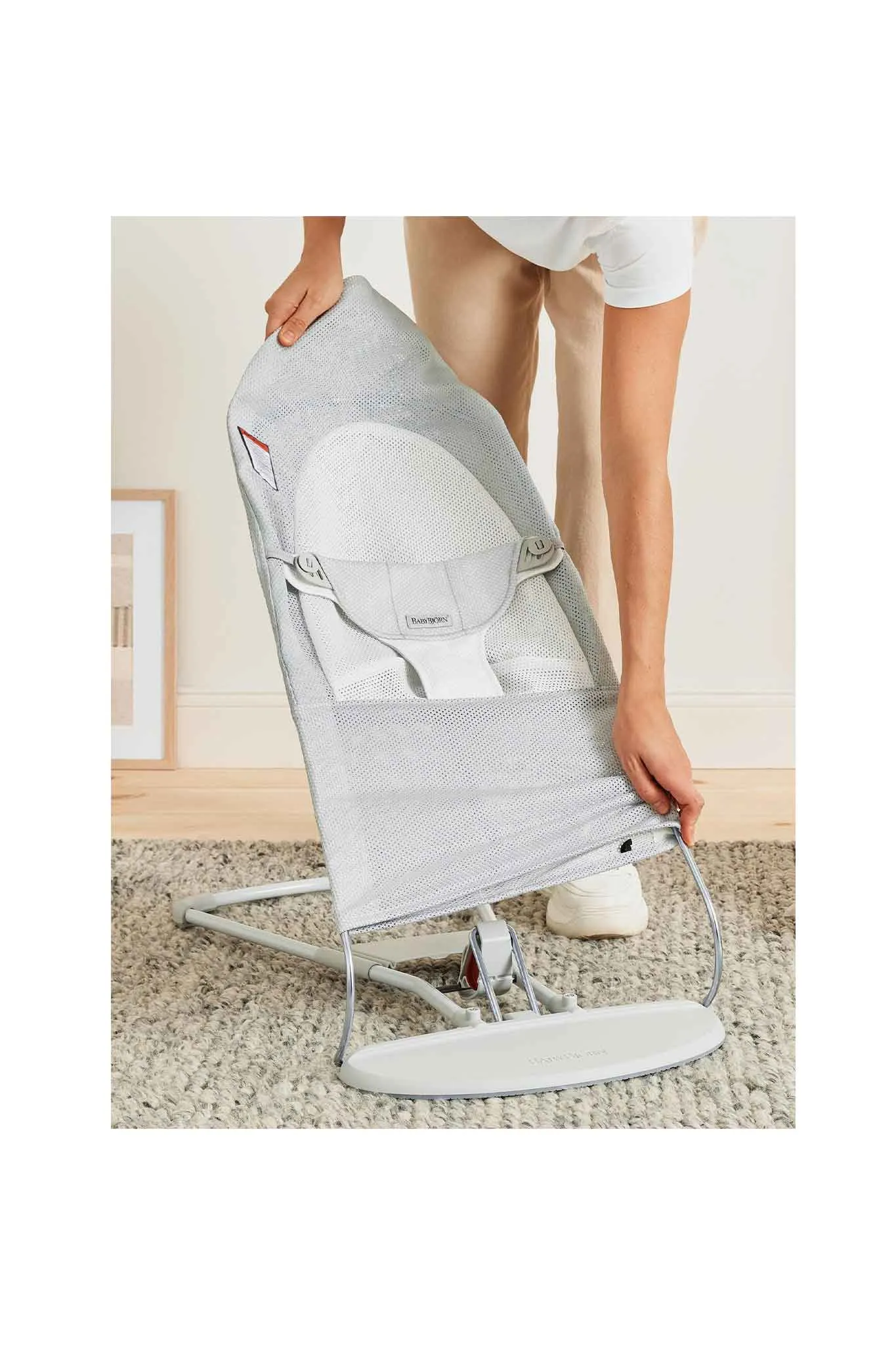 BabyBjörn Bouncer Balance Soft Mesh Grey Frame