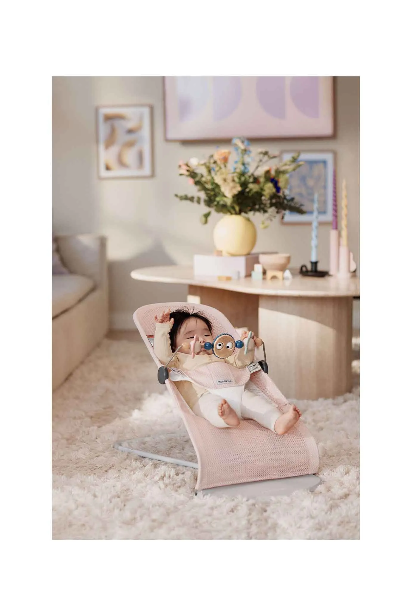 BabyBjörn Bouncer Balance Soft Mesh Grey Frame
