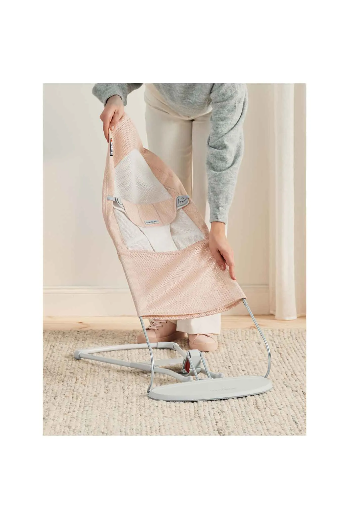 BabyBjörn Bouncer Balance Soft Mesh Grey Frame