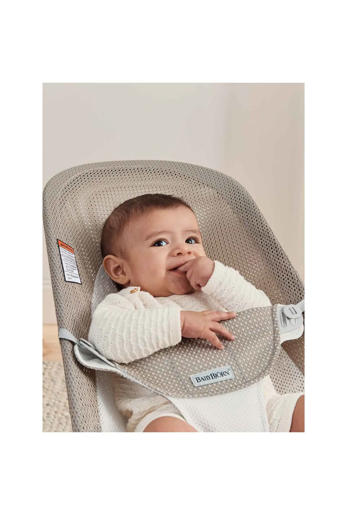 BabyBjörn Bouncer Balance Soft Mesh Grey Frame