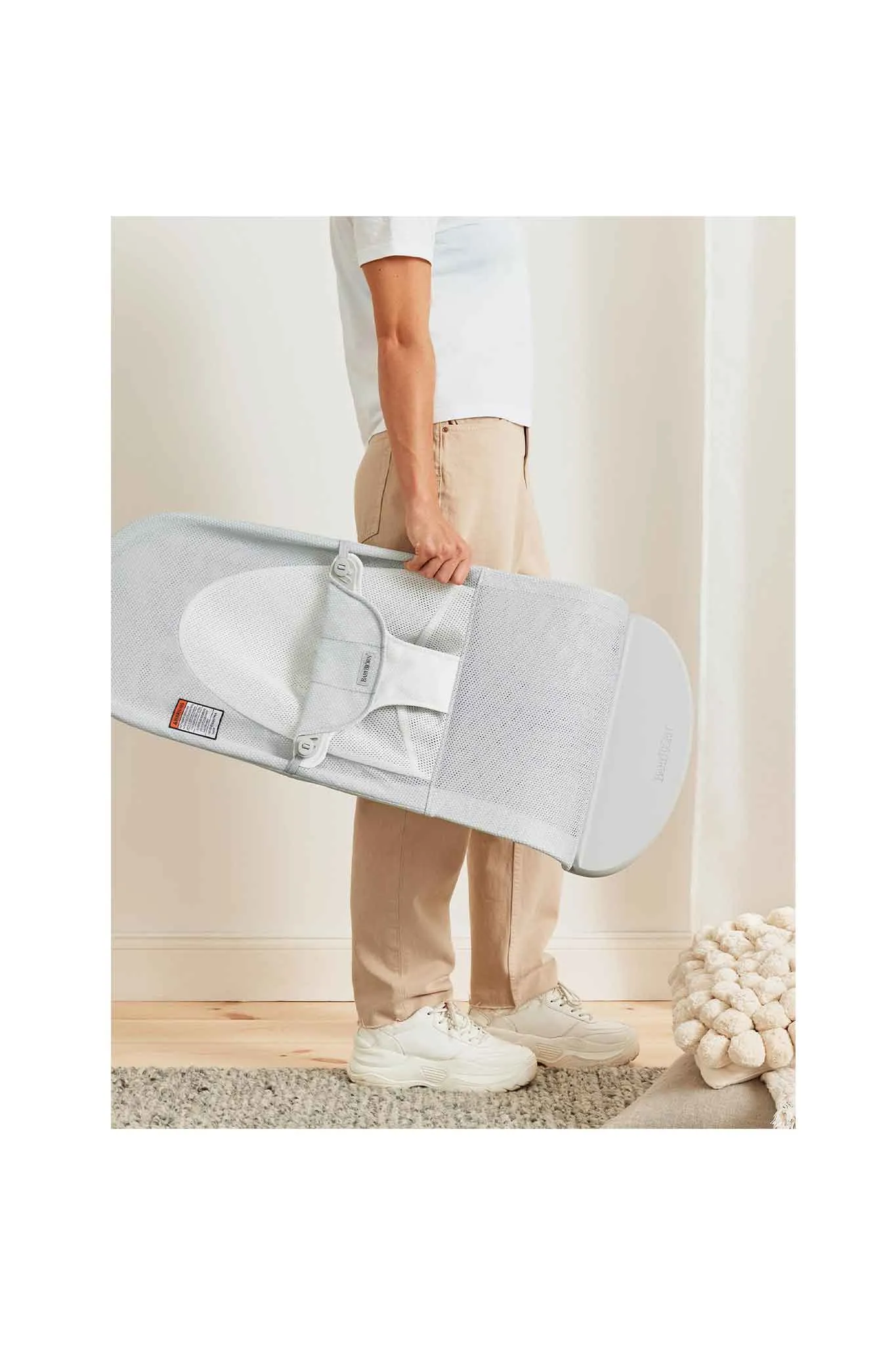 BabyBjörn Bouncer Balance Soft Mesh Grey Frame