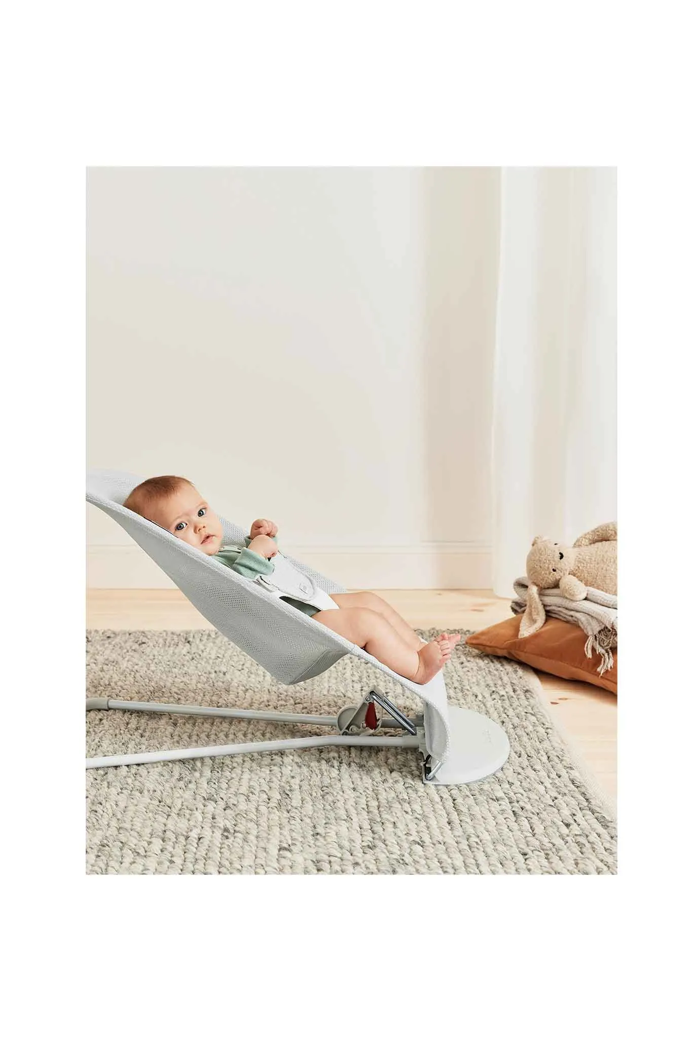 BabyBjörn Bouncer Balance Soft Mesh Grey Frame