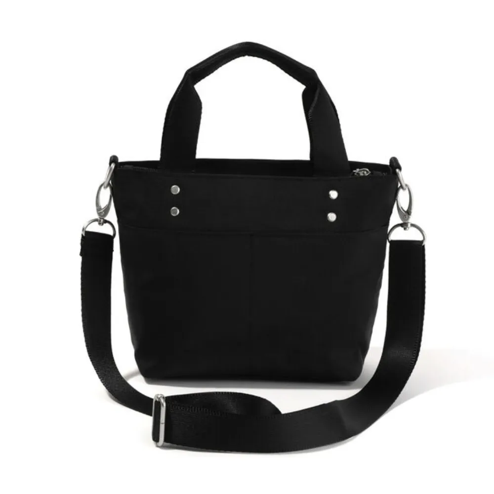 Baggallini Mini Carryall Black Tote Bag (Women's)