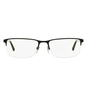 Burberry Men's Black Rectangular Optical Frames