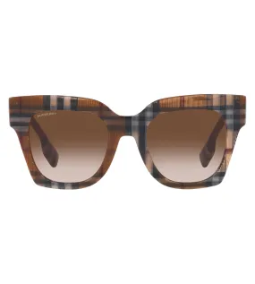 Burberry Women's Brown Gradient Square Sunglasses
