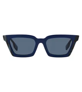 Burberry Women's Dark Blue Cat-eye Sunglasses