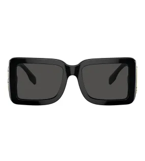 Burberry Women's Dark grey Square Sunglasses
