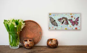 Butterfly Bush Trio Mini Framed Canvas