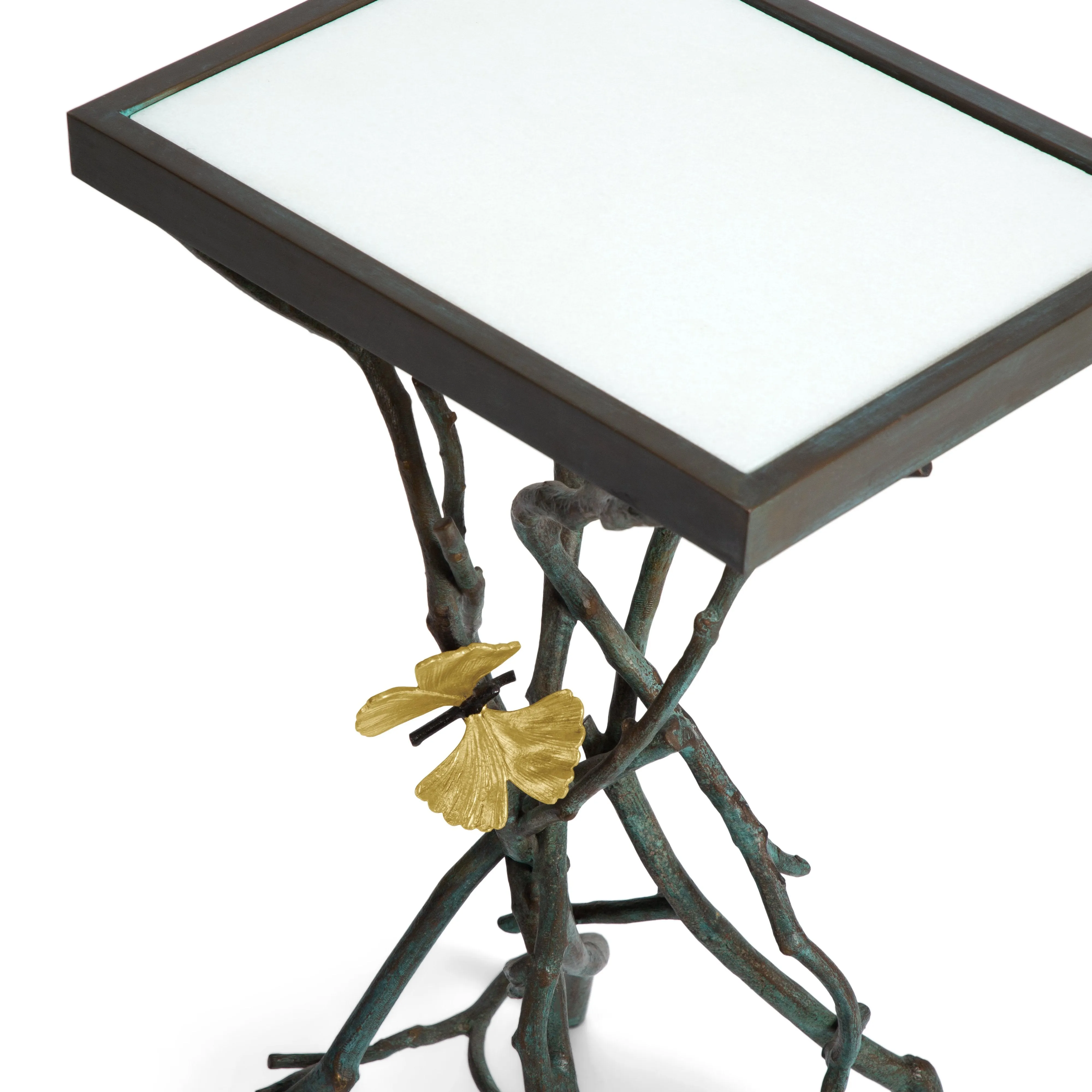 Butterfly Ginkgo Accent Table
