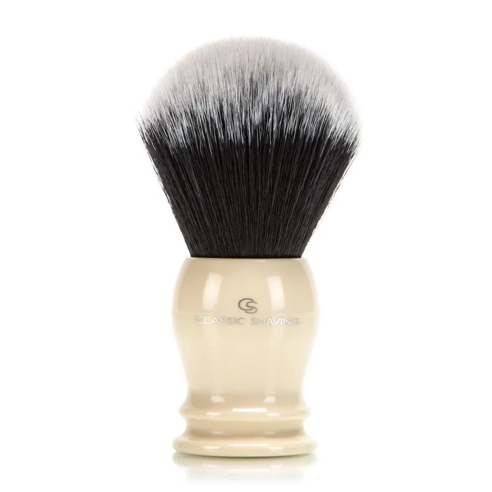 Classic Brand Shaving Brushes in Black or Ivory