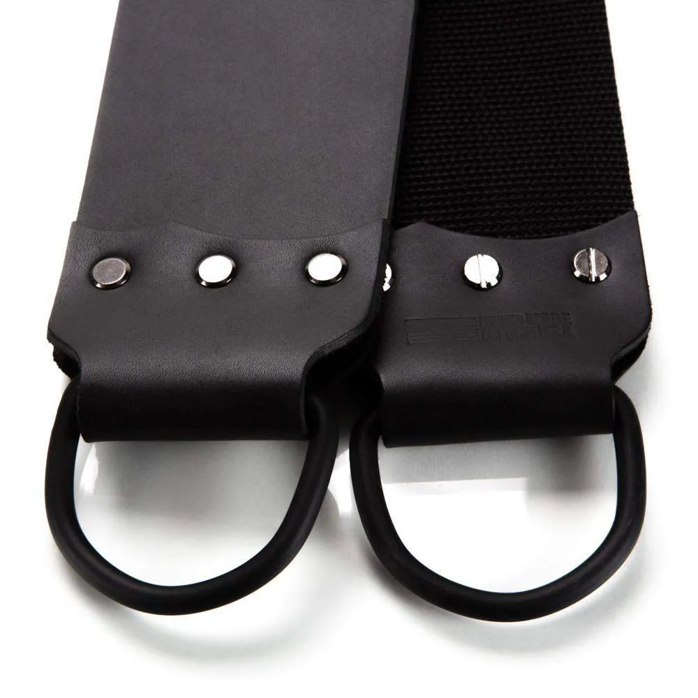Classic Shaving - 3" Black Double Razor Strop With Nylon 2nd Strop