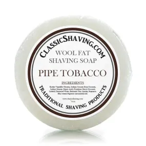 Classic Shaving Wool Fat Shaving Soap - 3" Pipe Tobacco
