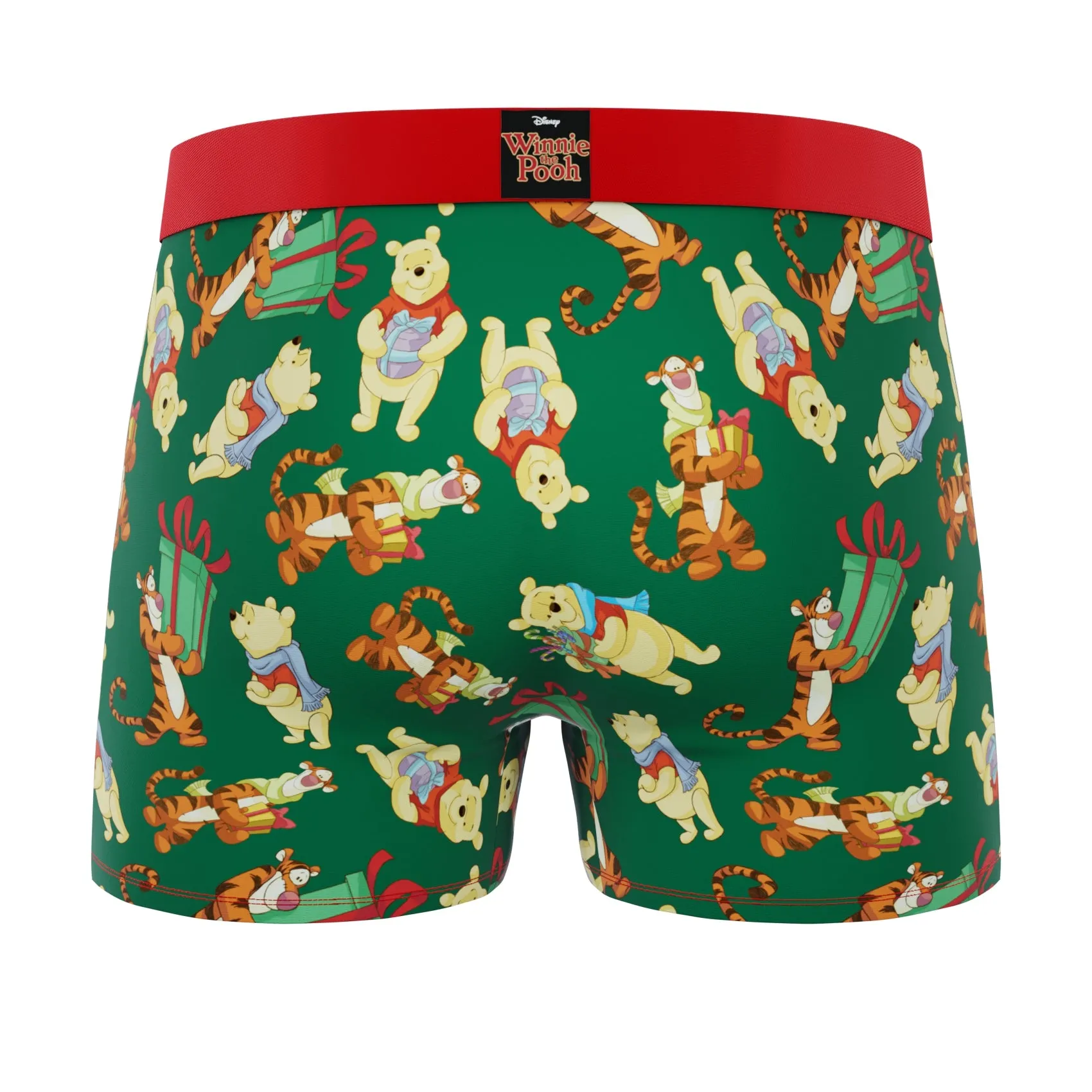 CRAZYBOXER Disney Winnie The Pooh Holidays Men's Boxer Briefs