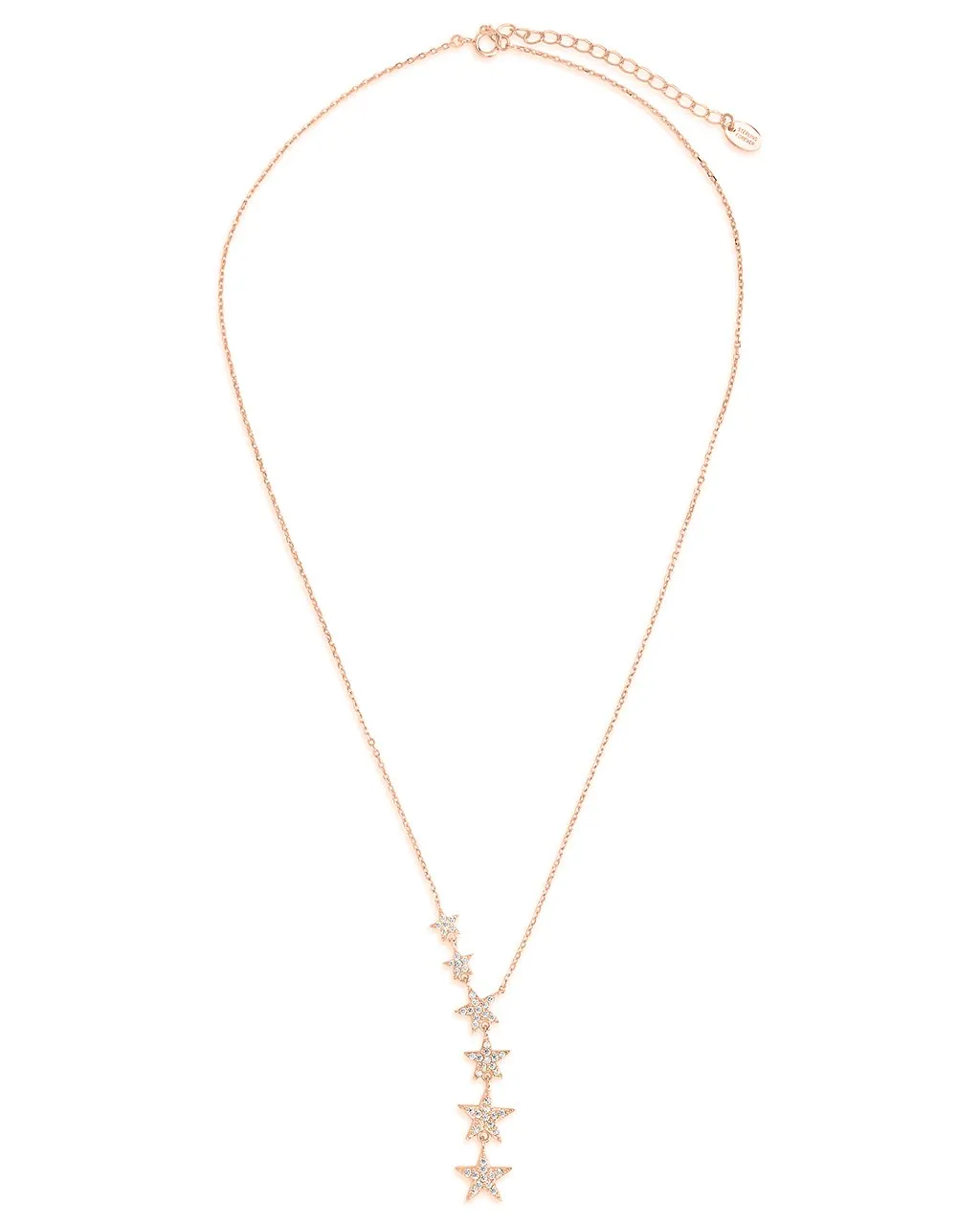 CZ Star Y Necklace