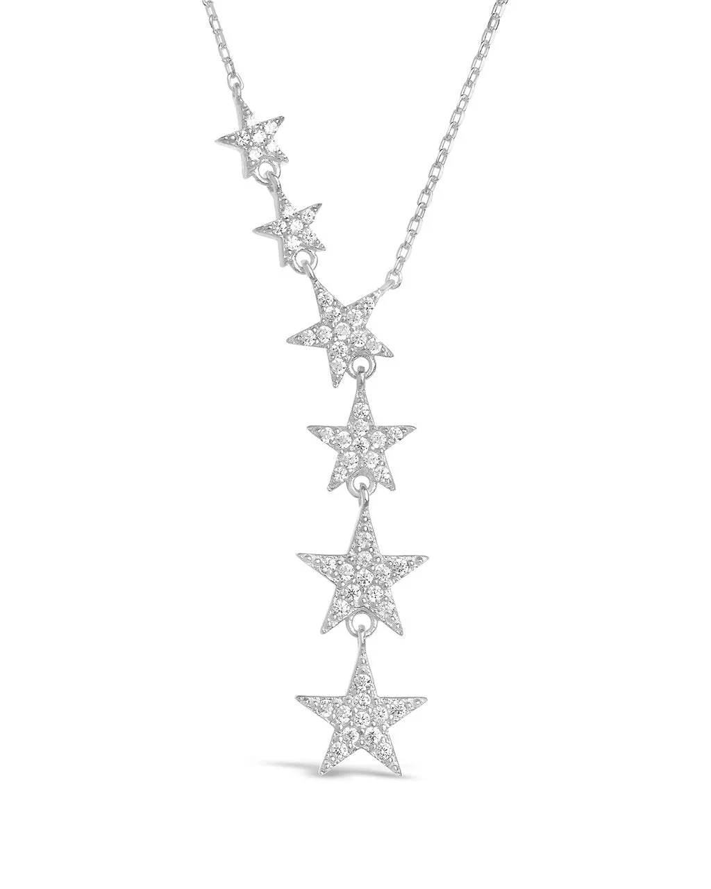 CZ Star Y Necklace