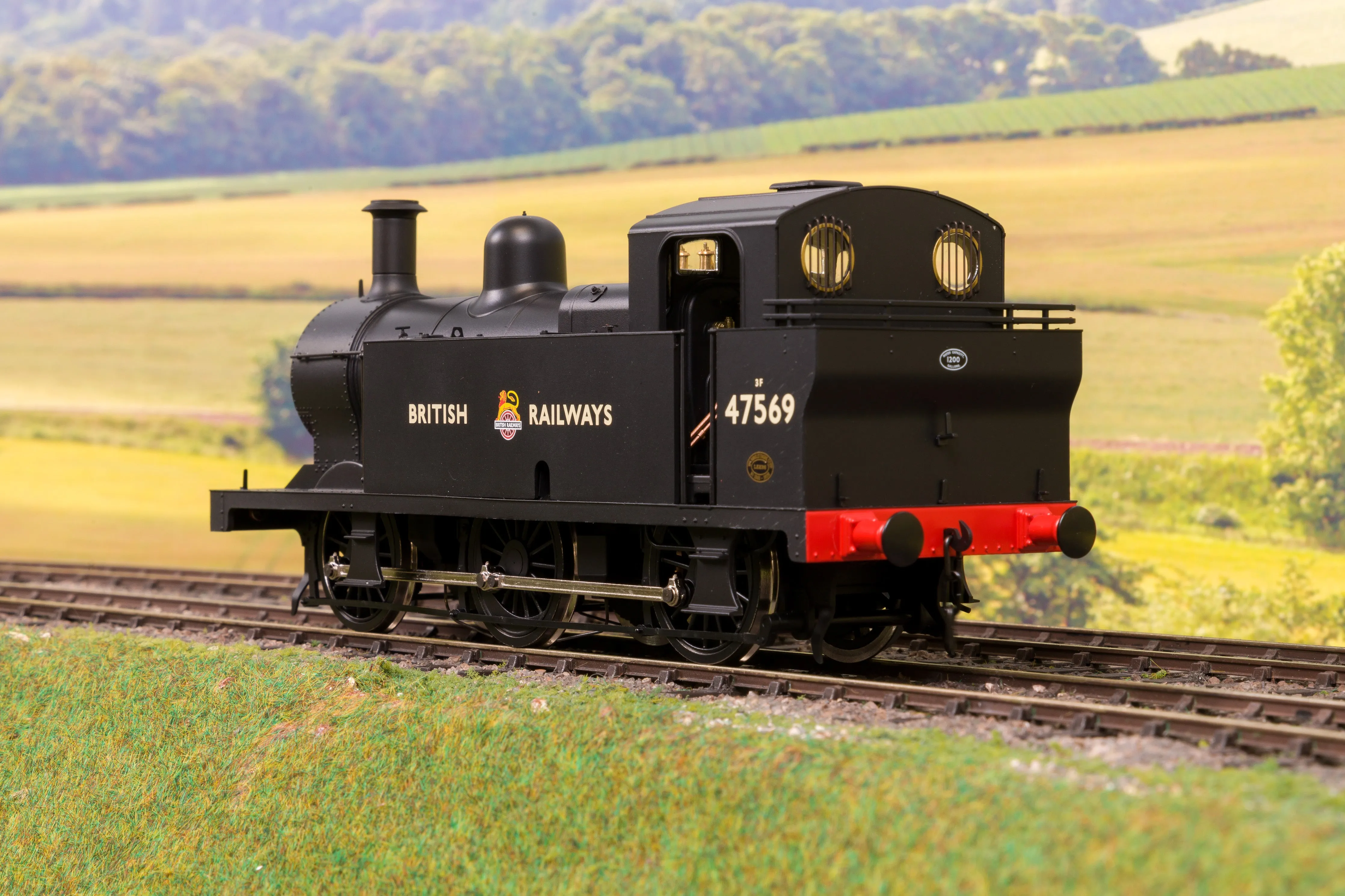 Dapol O Gauge 7S-026-009 Class 3F 'Jinty' 0-6-0T BR black e/c '47569'