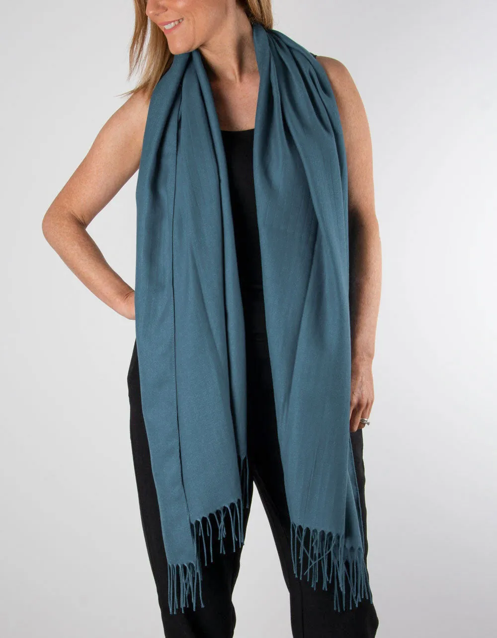 Denim Blue Pashmina