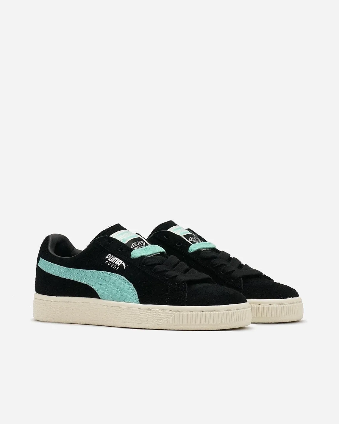 Diamond Supply x Suede Black/Diamond Blue