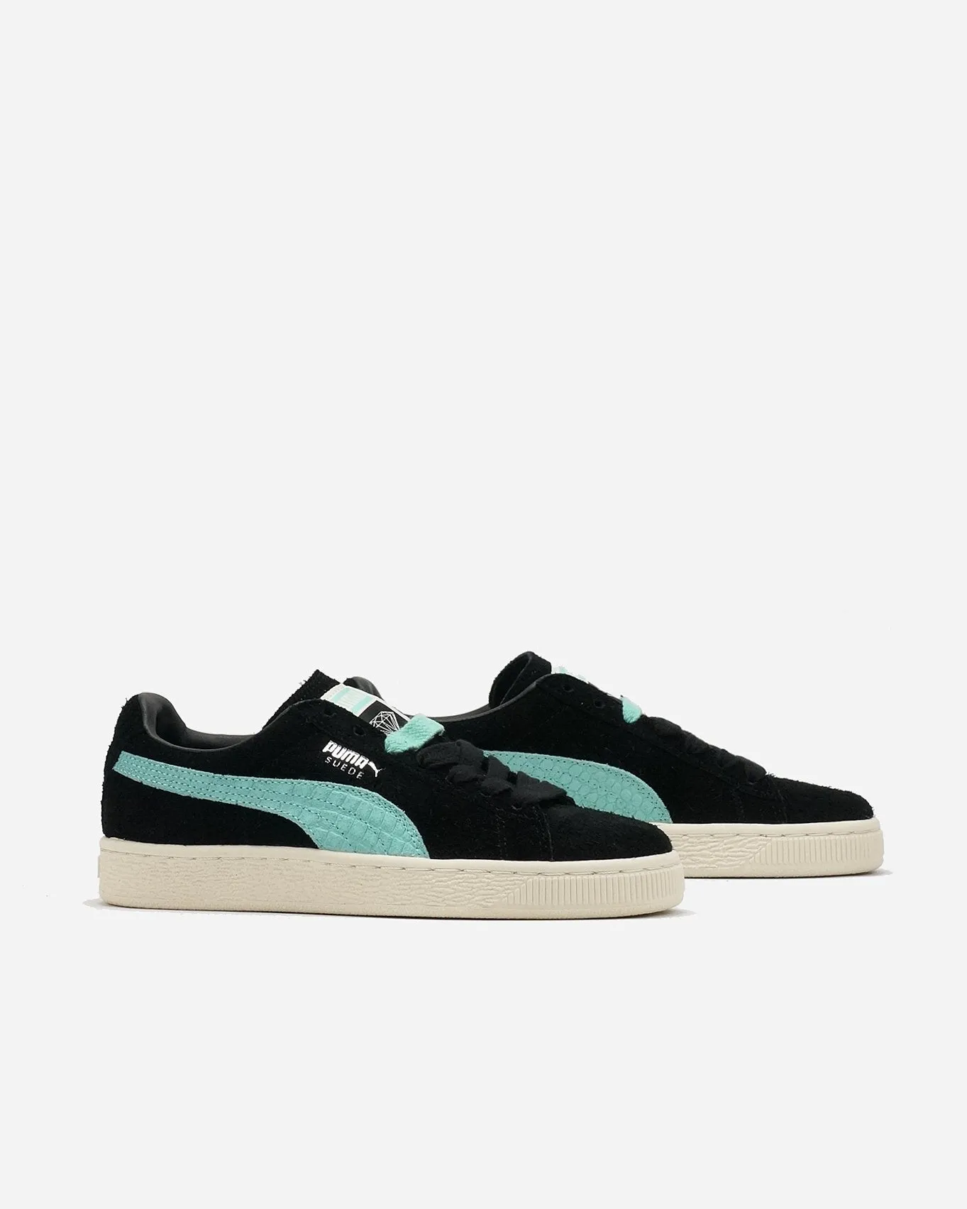 Diamond Supply x Suede Black/Diamond Blue