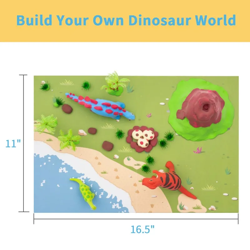 Dinosaur Modeling clay build kit-set of 5 Dinosaurs to build.