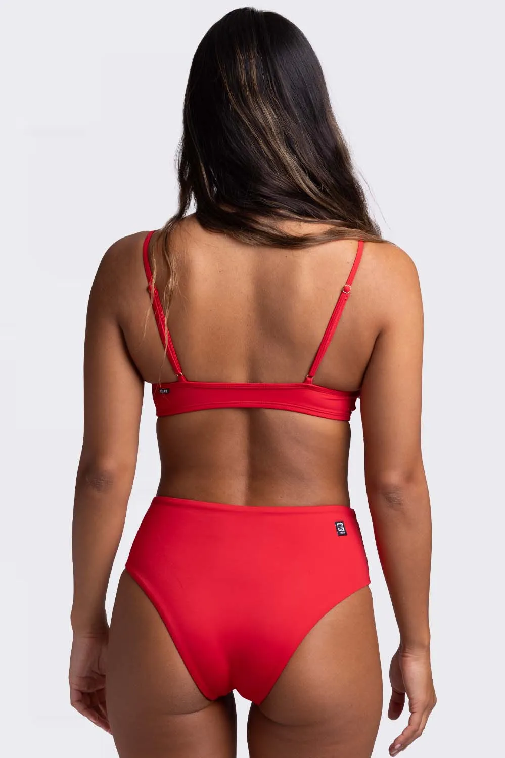 Elzie Bikini Bottom - Cherry