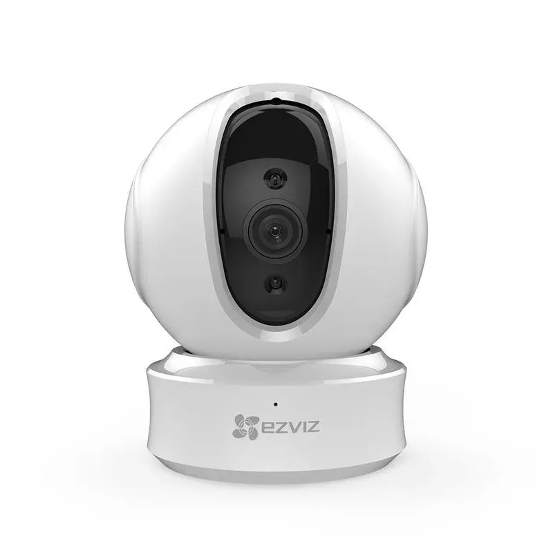 EZVIZ by Hikvision C6CN Wireless Full HD 360⁰ View Pan Tilt Indoor Home Camera with Night Vision| Motion Alert on Mobile| 256 GB Slot| Two Way Audio| Sleep Mode (White)