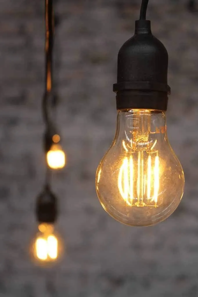 Festoon Lights - Outdoor String Lights with Hanging Lamp Holders