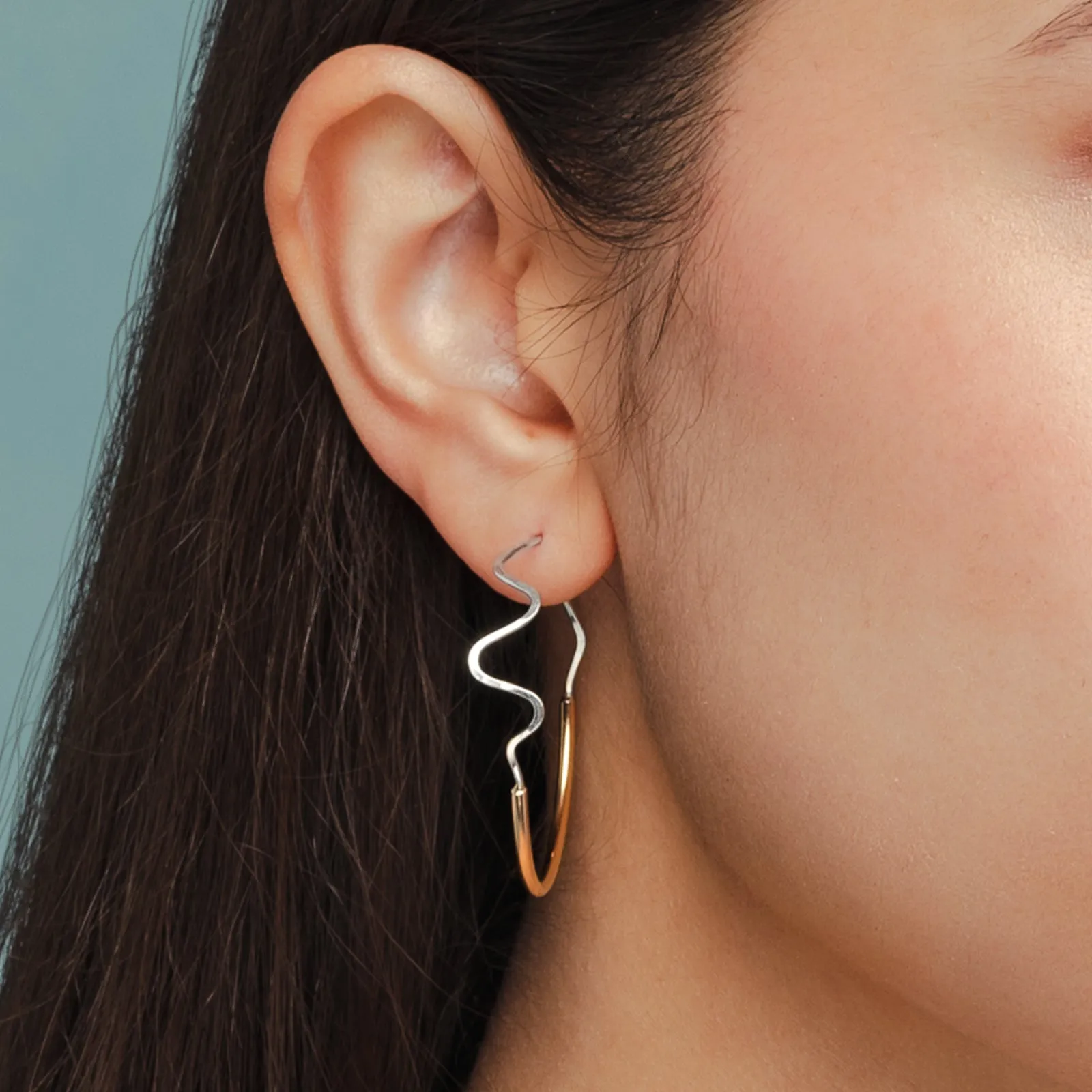 FREEDOM TWO TONE HOOP