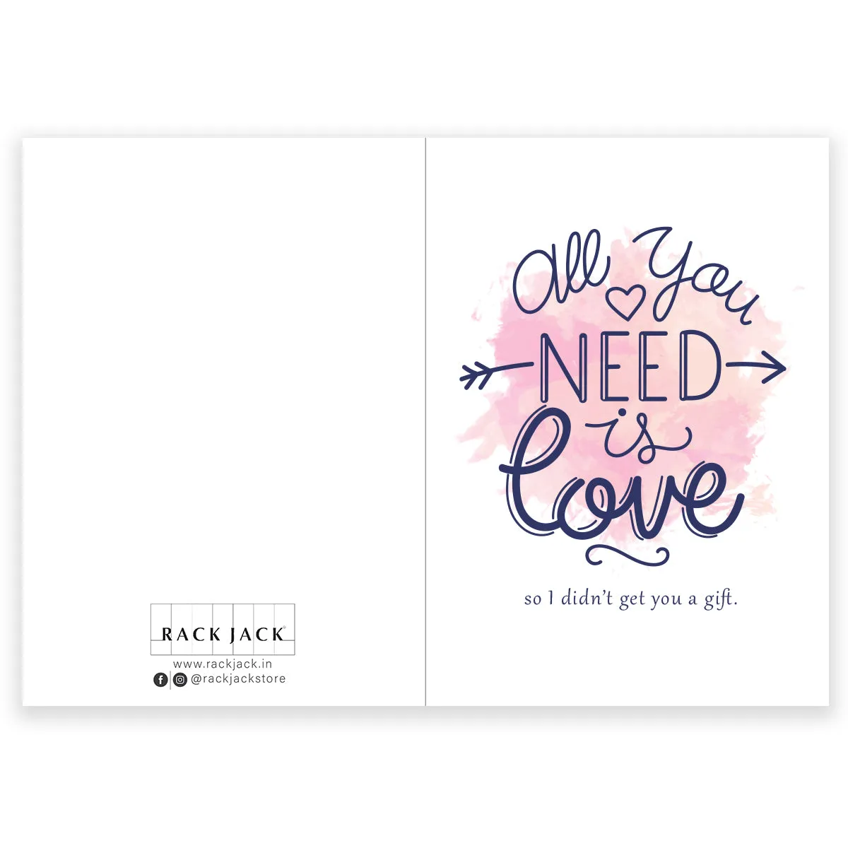 Funny Greeting Card - All You Need Is Love