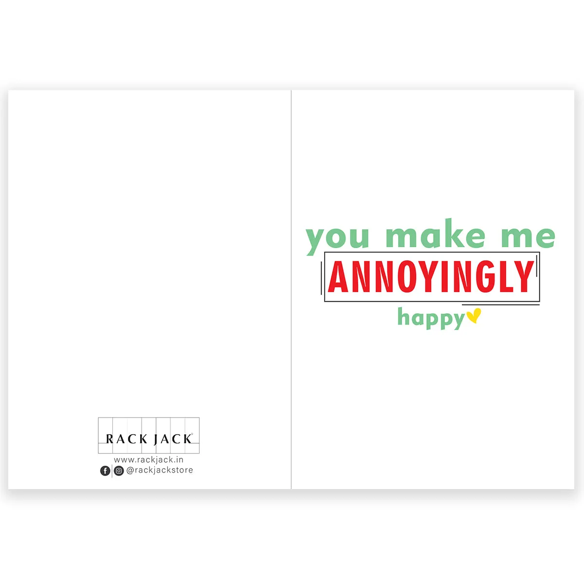 Funny Greeting Card - Annoyingly Happy