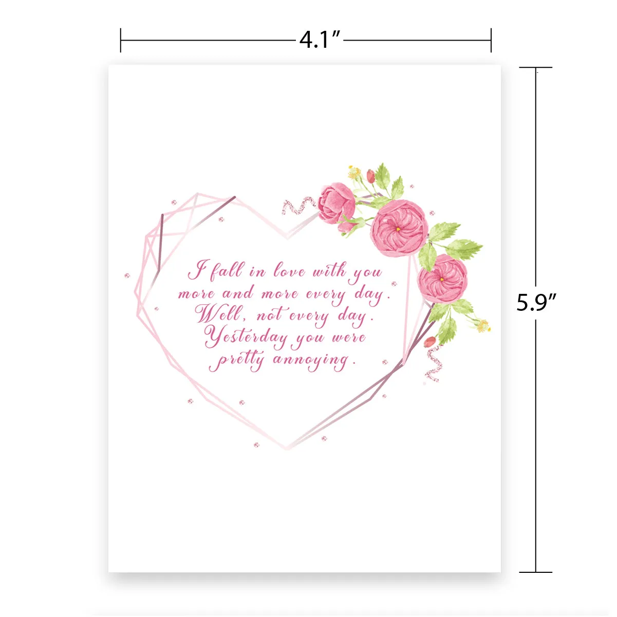 Funny Greeting Card - Love You Everyday