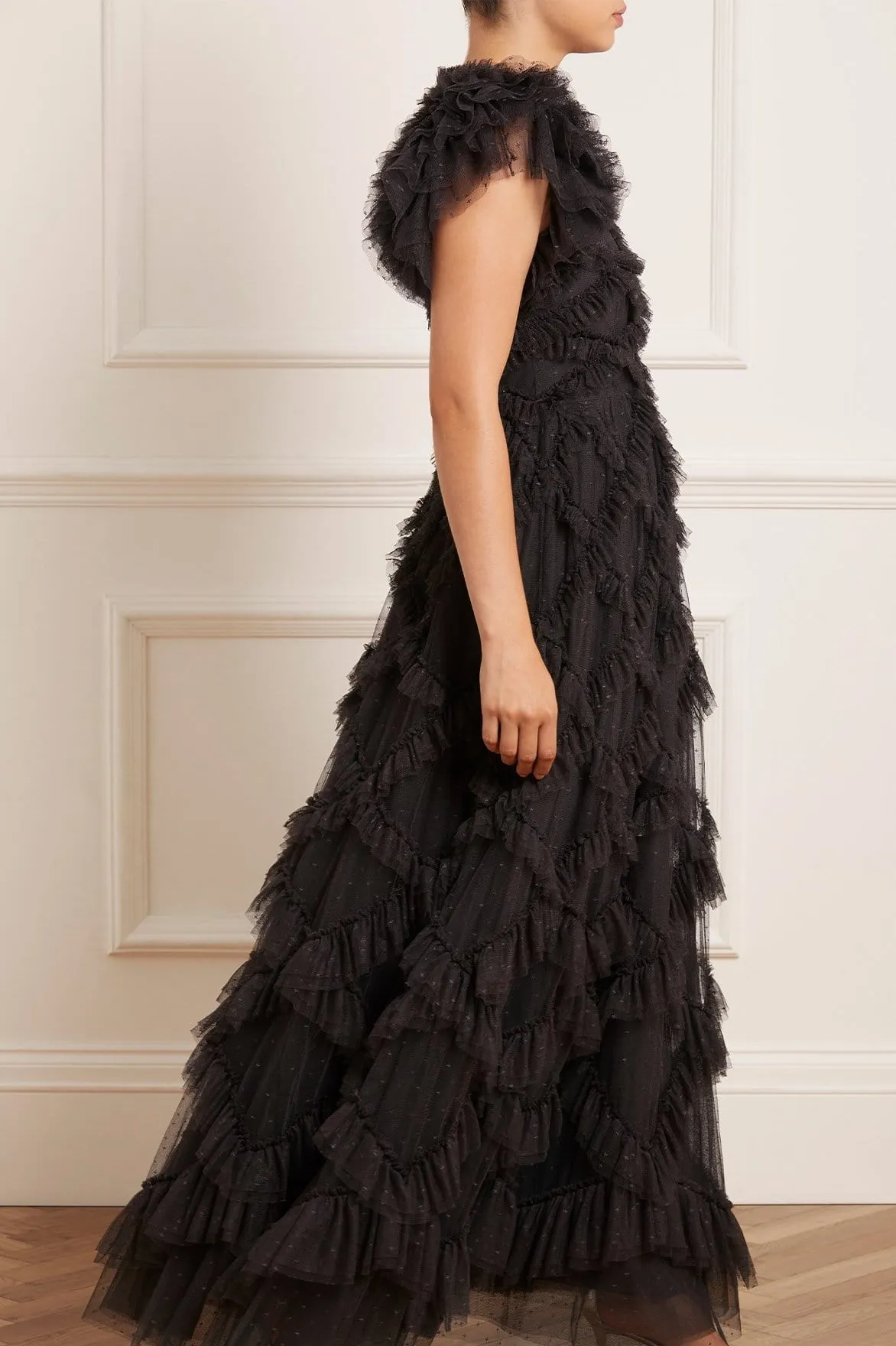 Genevieve Ruffle Gown