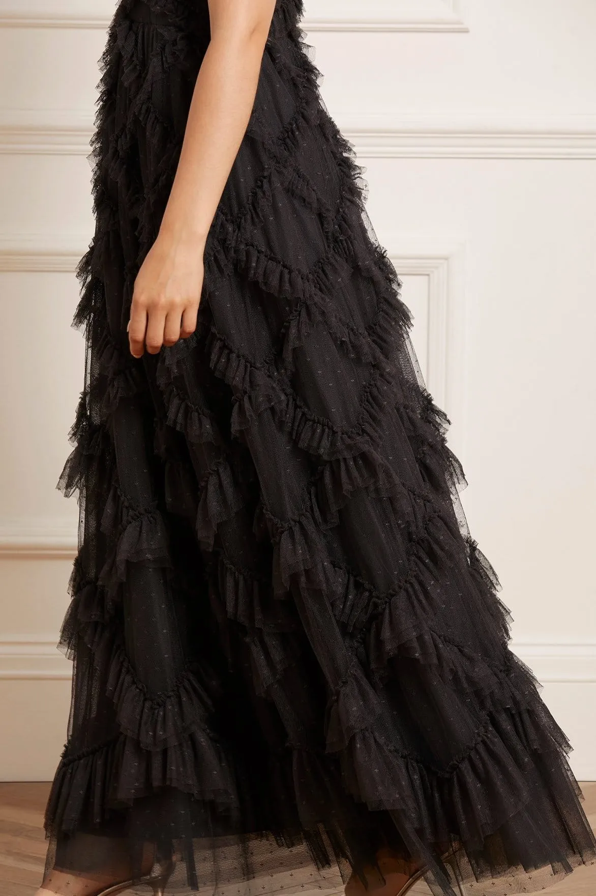 Genevieve Ruffle Gown