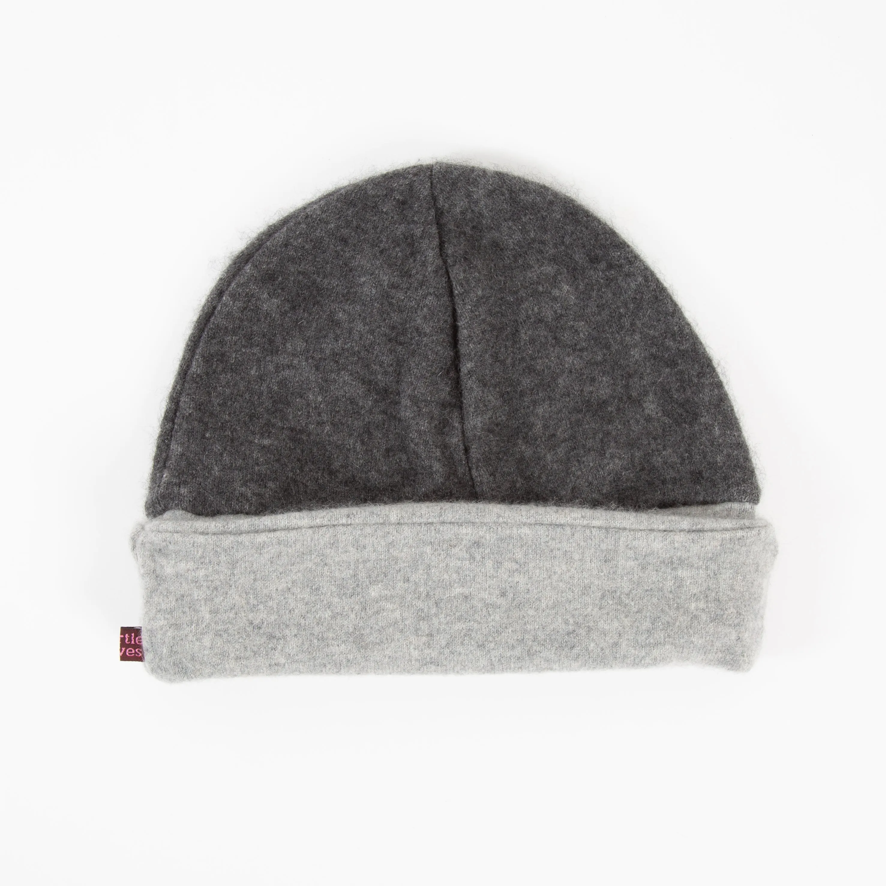 Grey Mix Cashmere Beanie