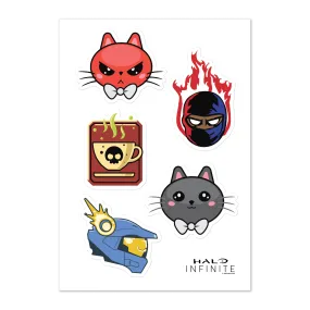 Halo Infinite Emblems Sticker Sheet