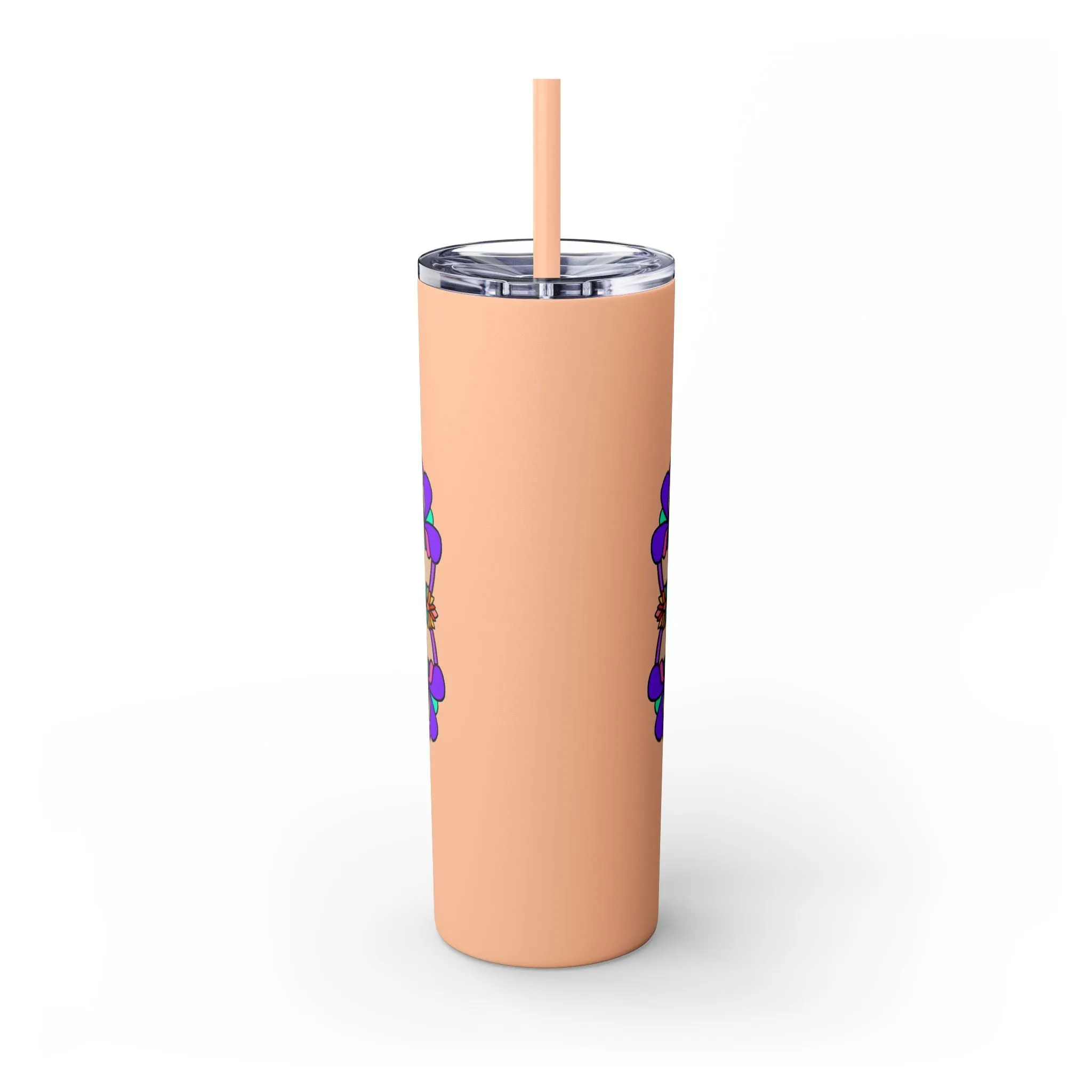 Hand-drawn Mandala Design 20oz Skinny Tumbler - Hot/Cold - BPA-Free