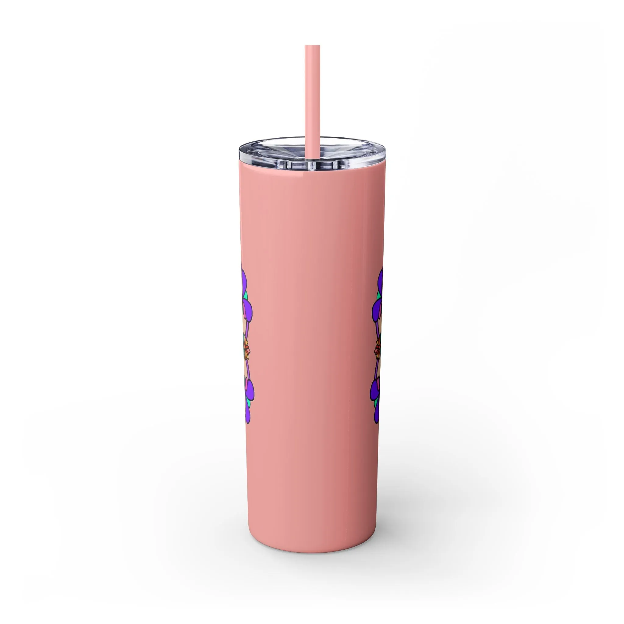Hand-drawn Mandala Design 20oz Skinny Tumbler - Hot/Cold - BPA-Free