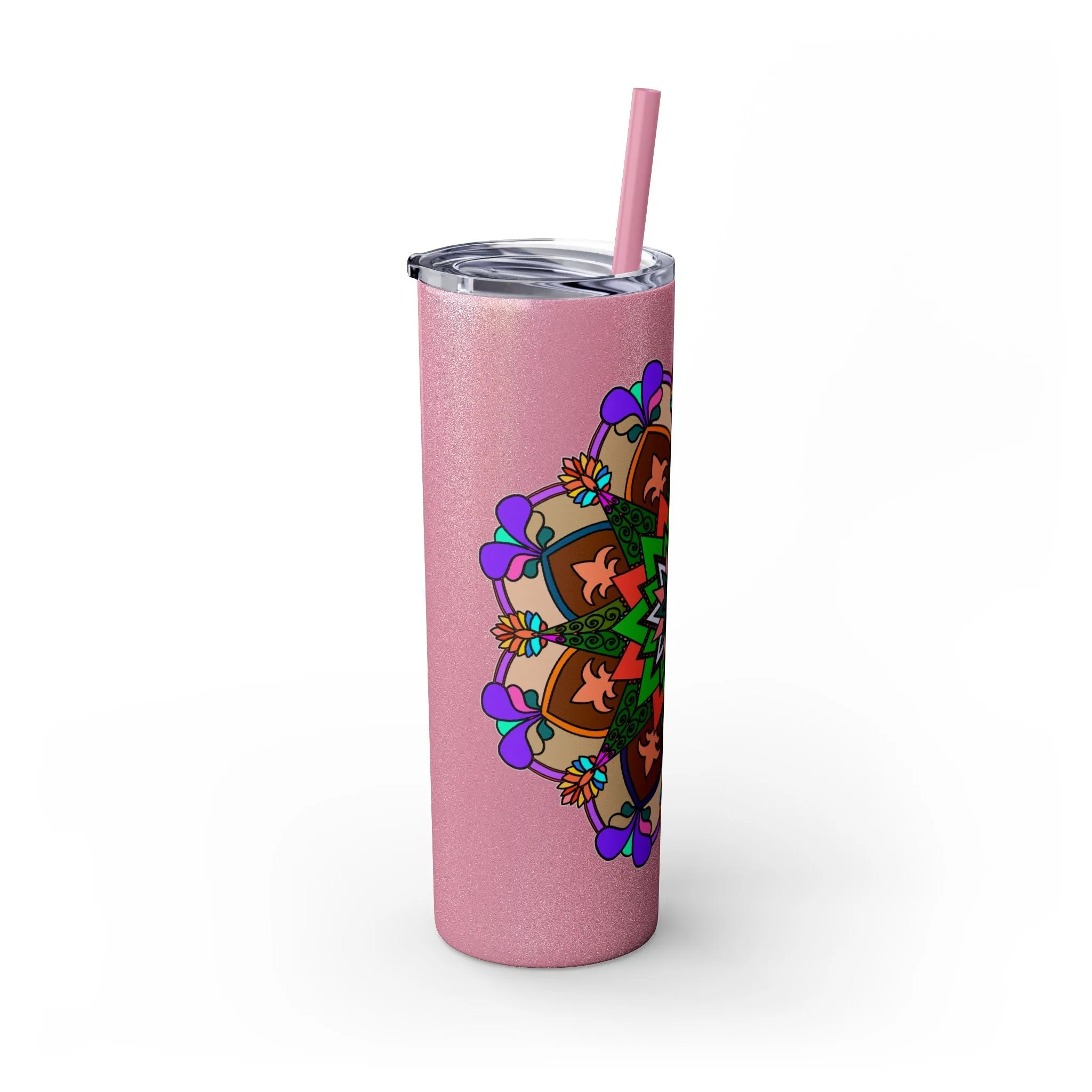 Hand-drawn Mandala Design 20oz Skinny Tumbler - Hot/Cold - BPA-Free