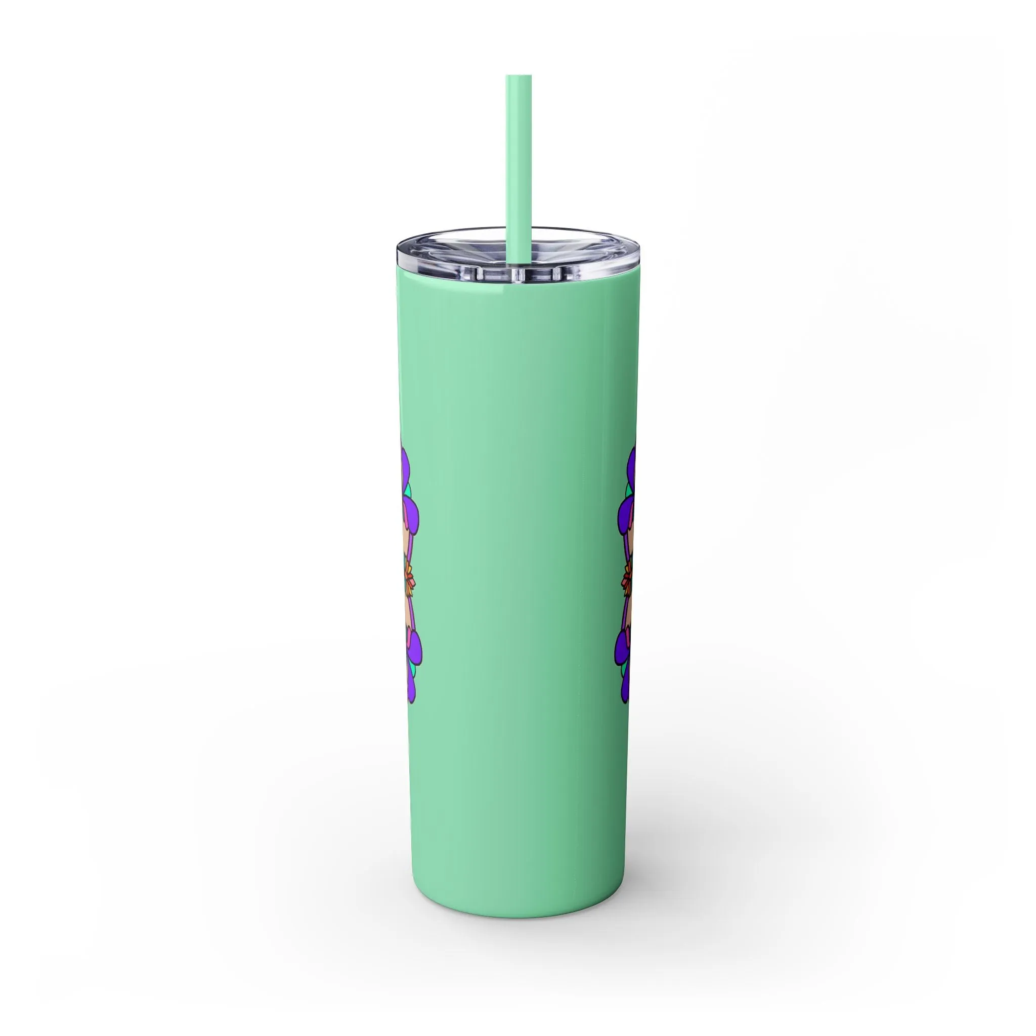 Hand-drawn Mandala Design 20oz Skinny Tumbler - Hot/Cold - BPA-Free